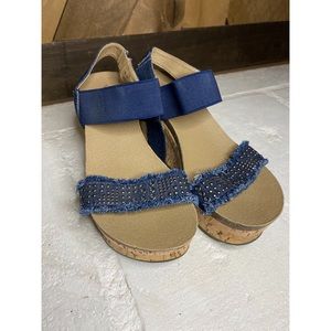 Corky’s Denim Wedges